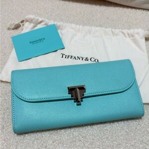 Tiffany & Co. Blue Leather Wallet
